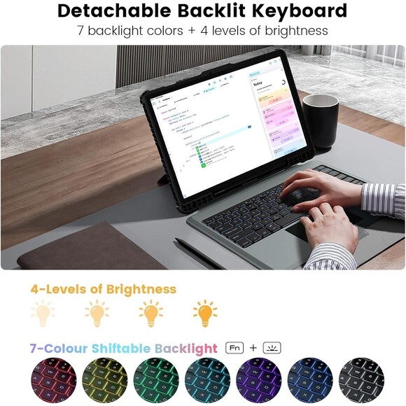 Nillkin Keyboard Case for Samsung Galaxy Tab, 7 Color - Read for Models - Picture 3 of 4